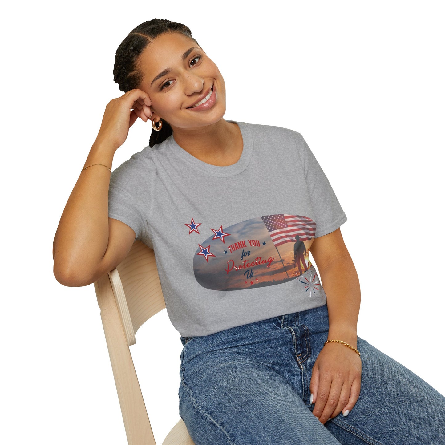 Thank You Veterans Unisex Short Sleeve T-Shirt TYV.SS02zx