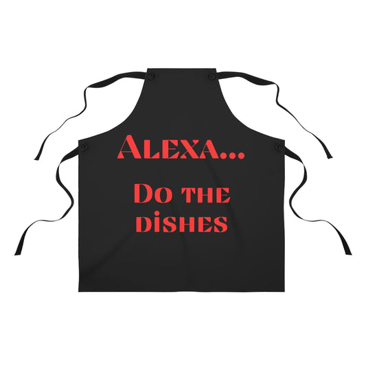 "Alexa... Do the dishes" Apron A723rb