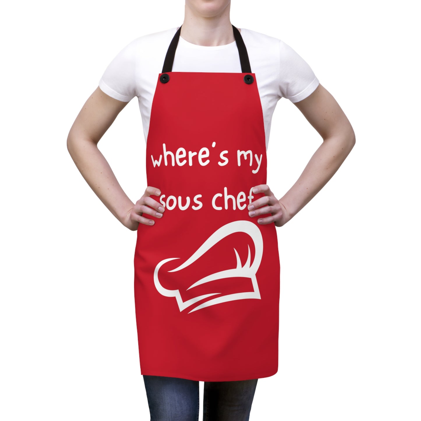 "Where's My Sous Chef" Apron SC45wdr