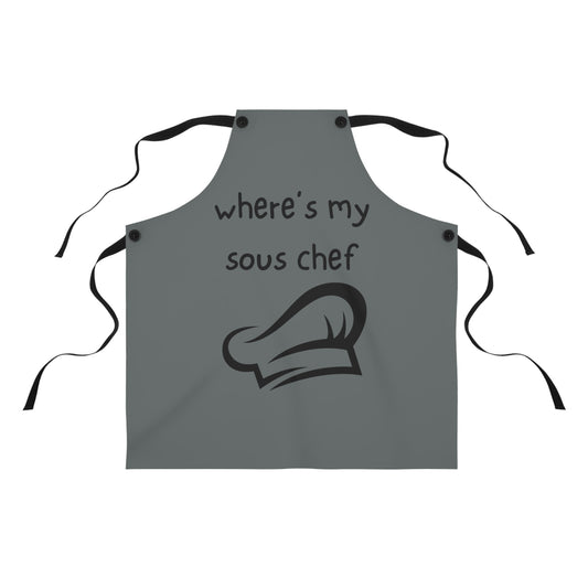 "Where's My Sous Chef" Apron SC15bdg