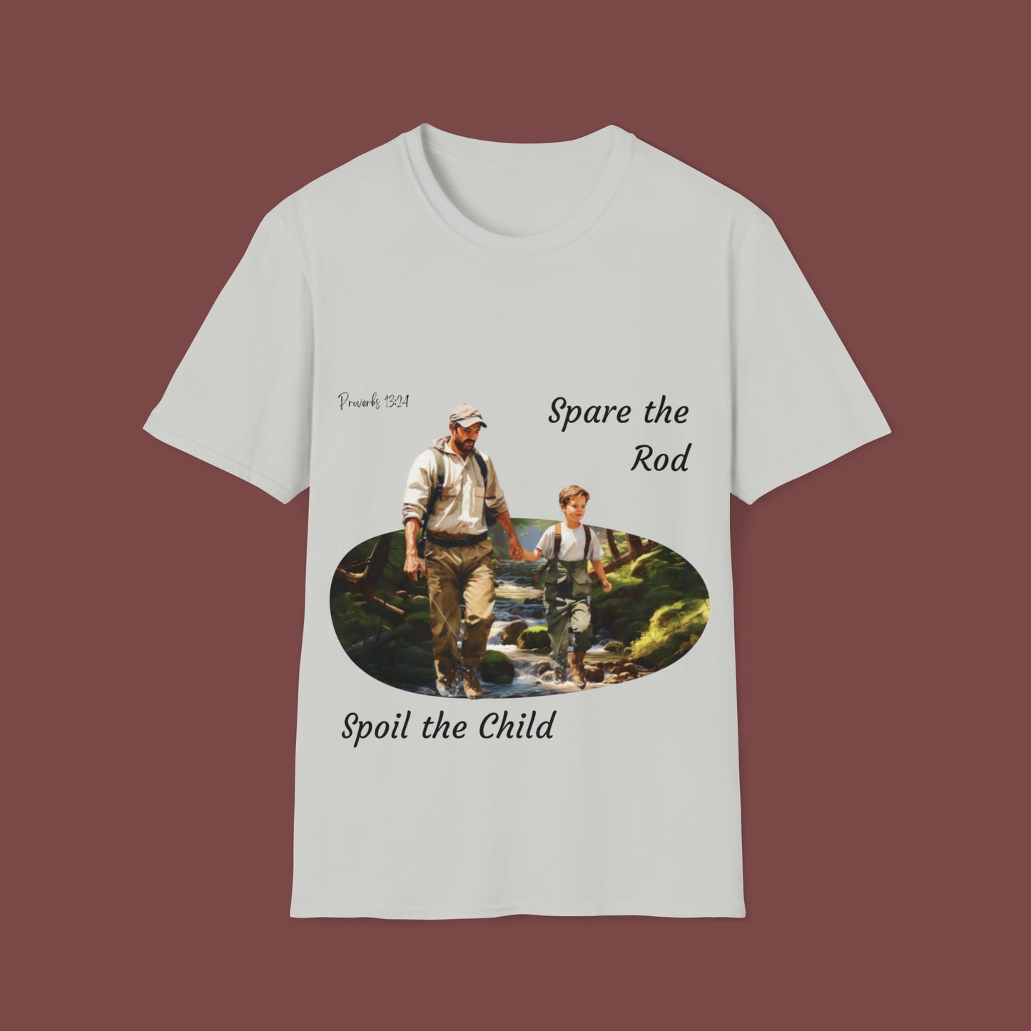 "Spare the Rod, Spoil the Child" Unisex Short Sleeve Tee Shirt SRSC.SS02ax