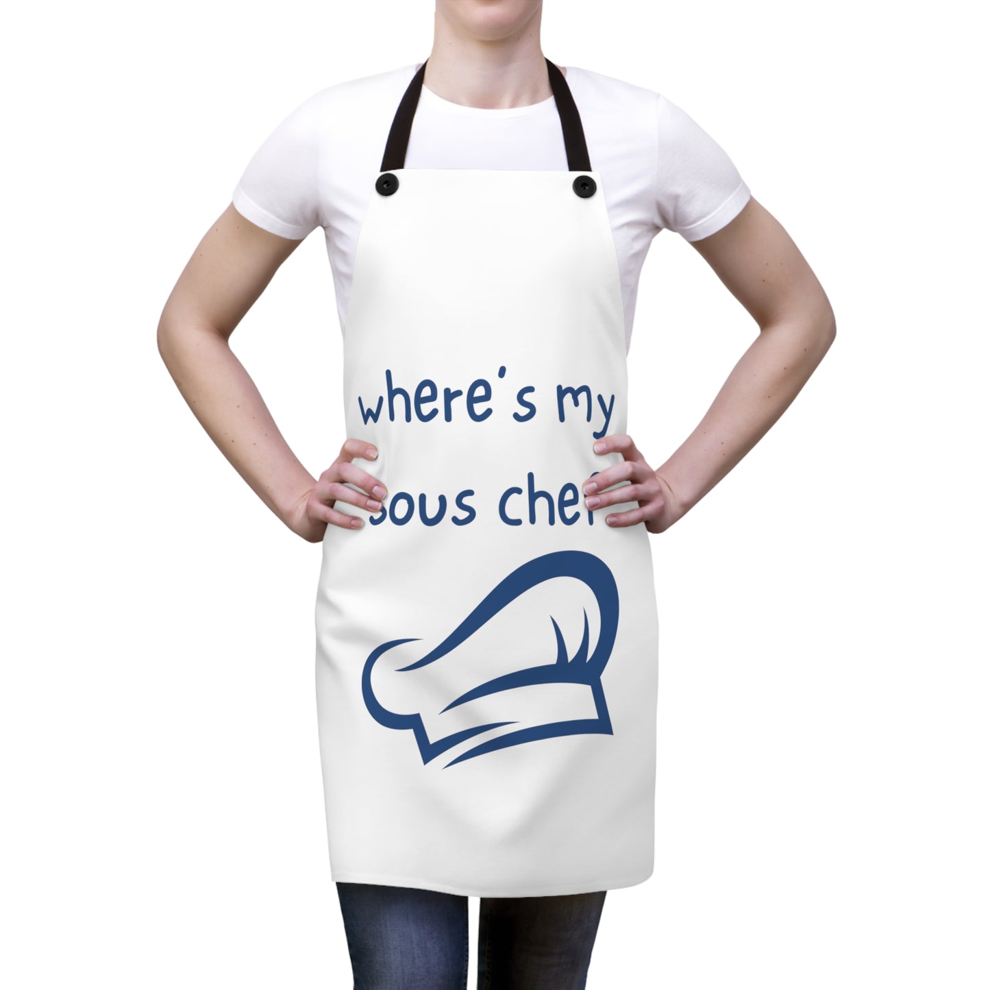 "where's my sous chef" Apron W697bw