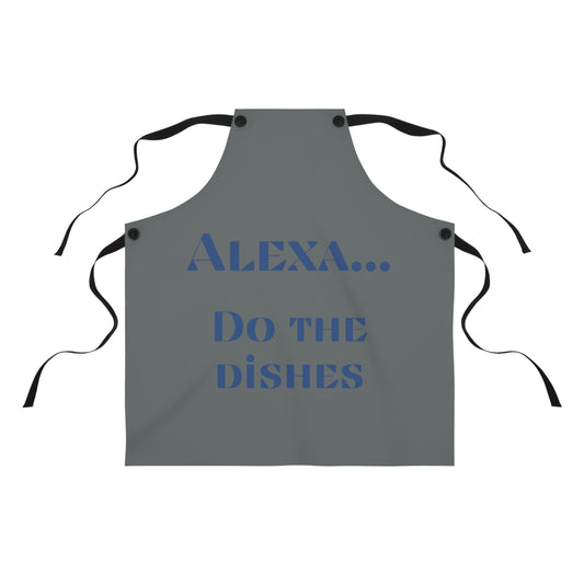 "Alexa... Do the dishes" Apron A824sbdg