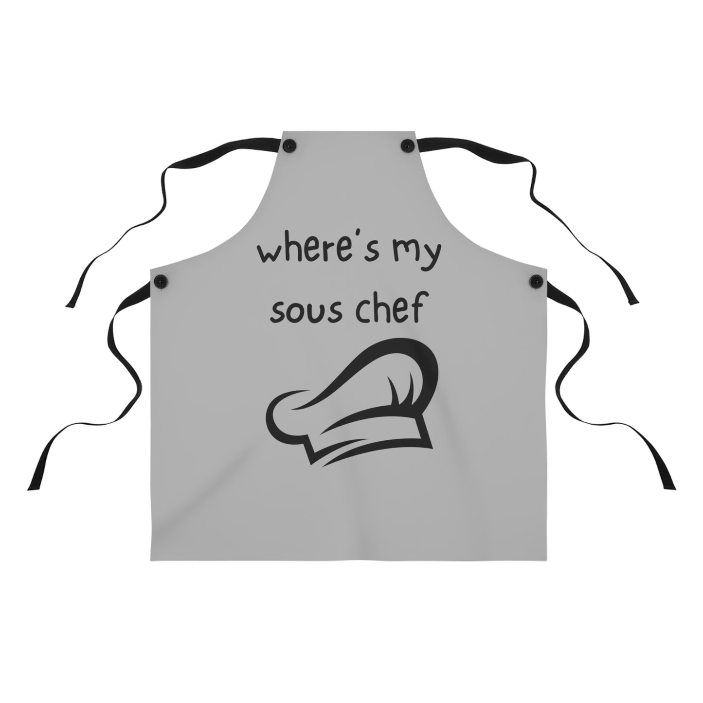 "Where's My Sous Chef" Apron SC15blg