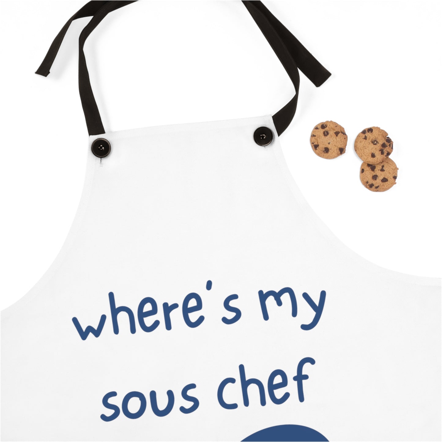 "where's my sous chef" Apron W697bw