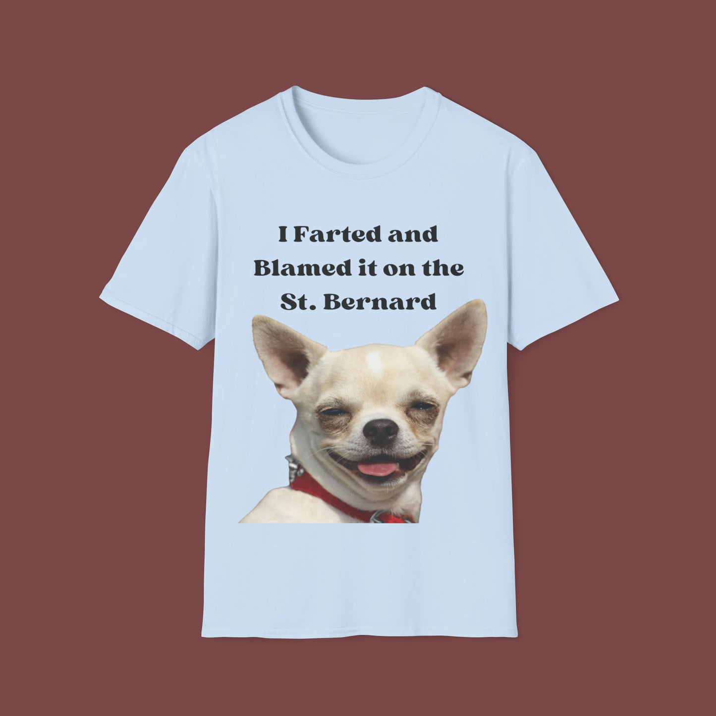 "It Was the St. Bernard" Unisex Short Sleeve T-Shirt TSB.SS10b