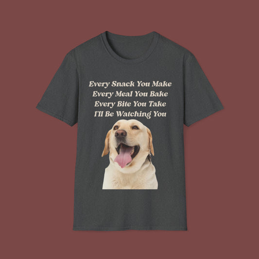 "Every Snack You Make - White Lab" Unisex Short Sleeve T-Shirt ESYM.SS01wl