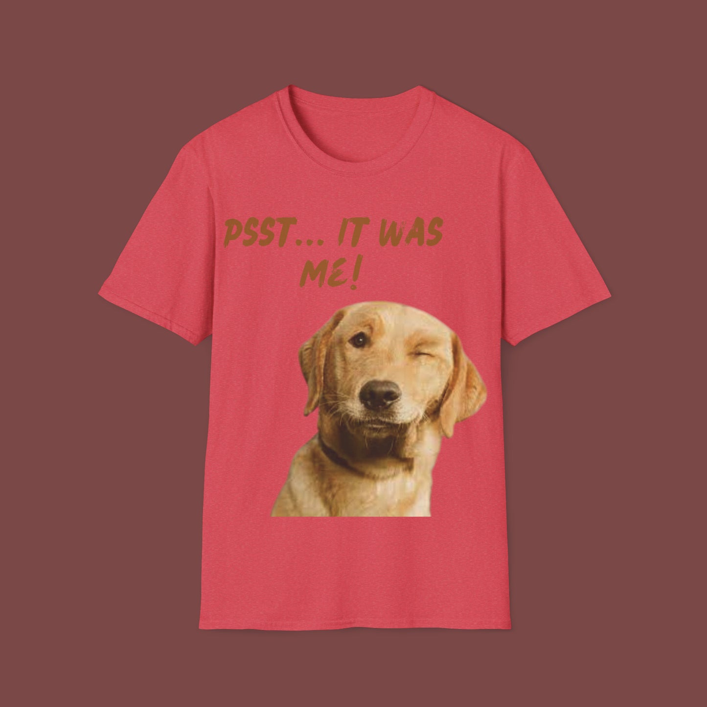 "Psst, It Was Me" Unisex Short Sleeve T-Shirt IWM.SS01b