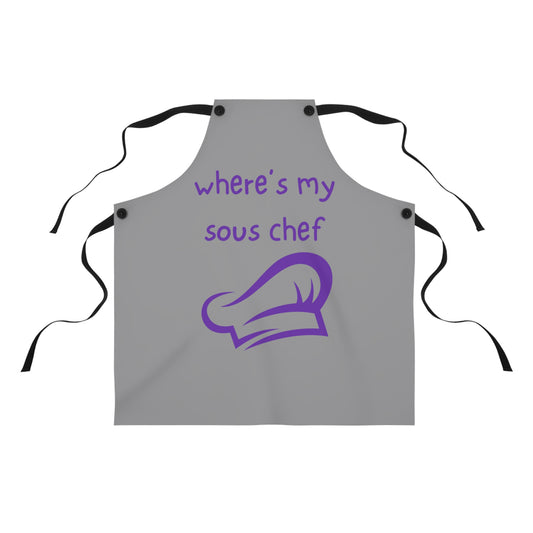 "Where's My Sous Chef" Apron SC25plg