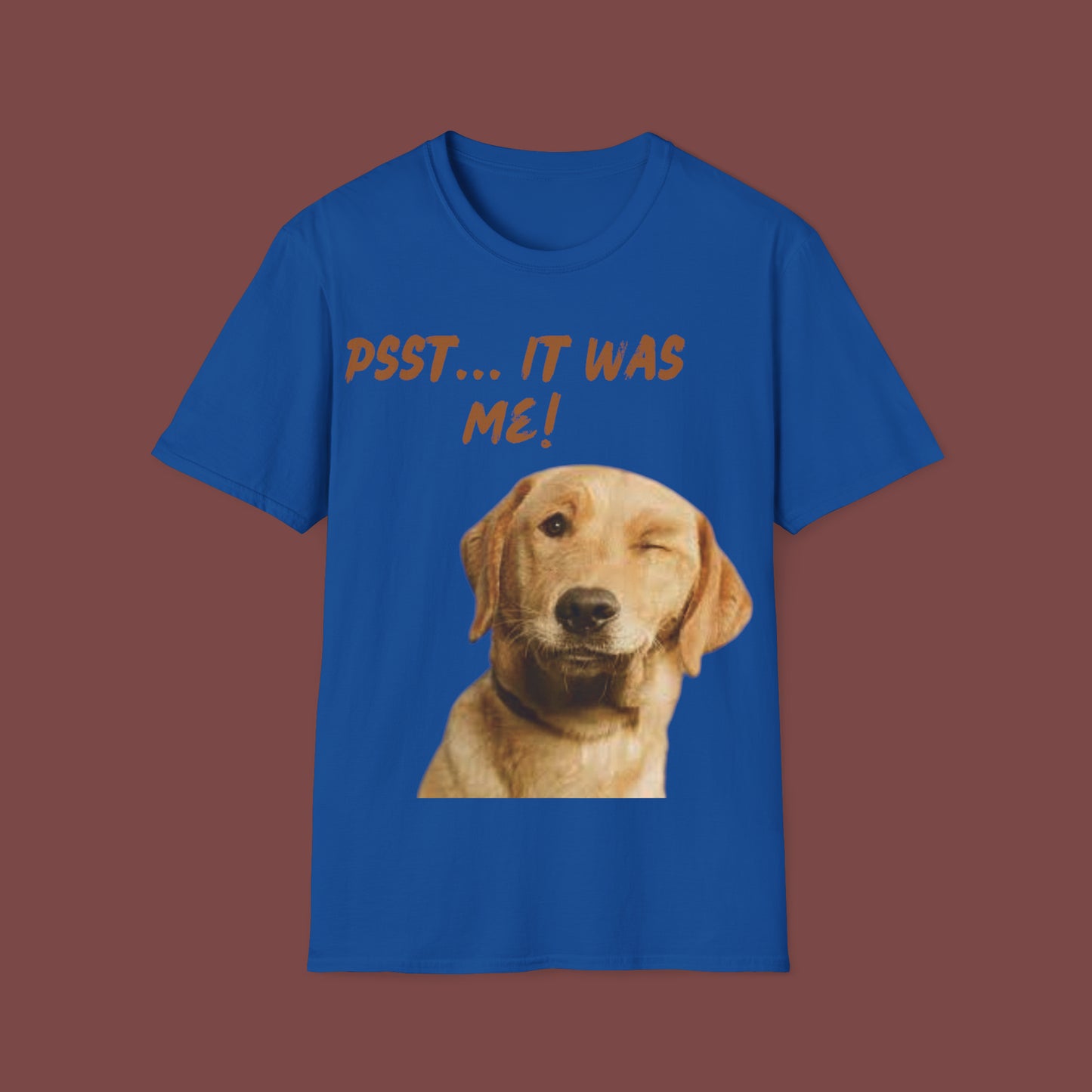 "Psst, It Was Me" Unisex Short Sleeve T-Shirt IWM.SS01b