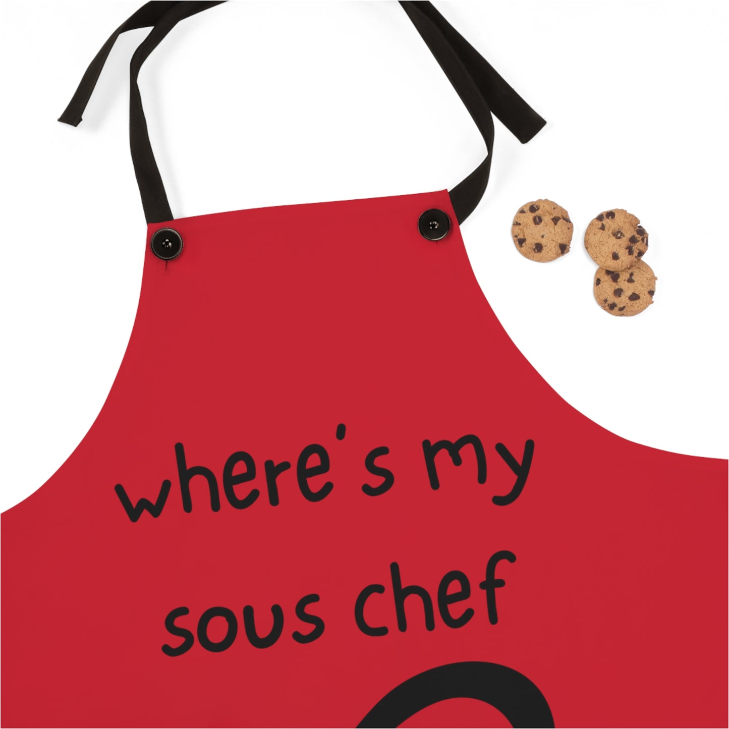 "Where's My Sous Chef" Apron SC15bdr