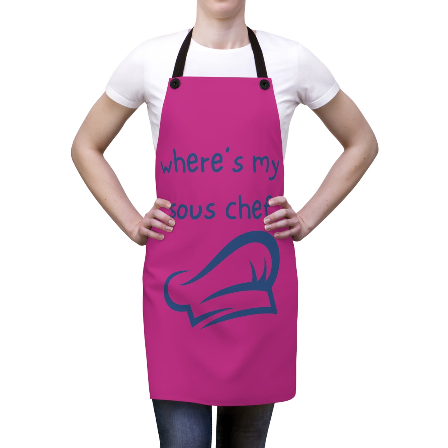 "Where's My Sous Chef" Apron SC45sbdp