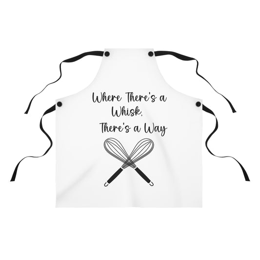 "Where there's a whisk, there's a way" Apron W404bw