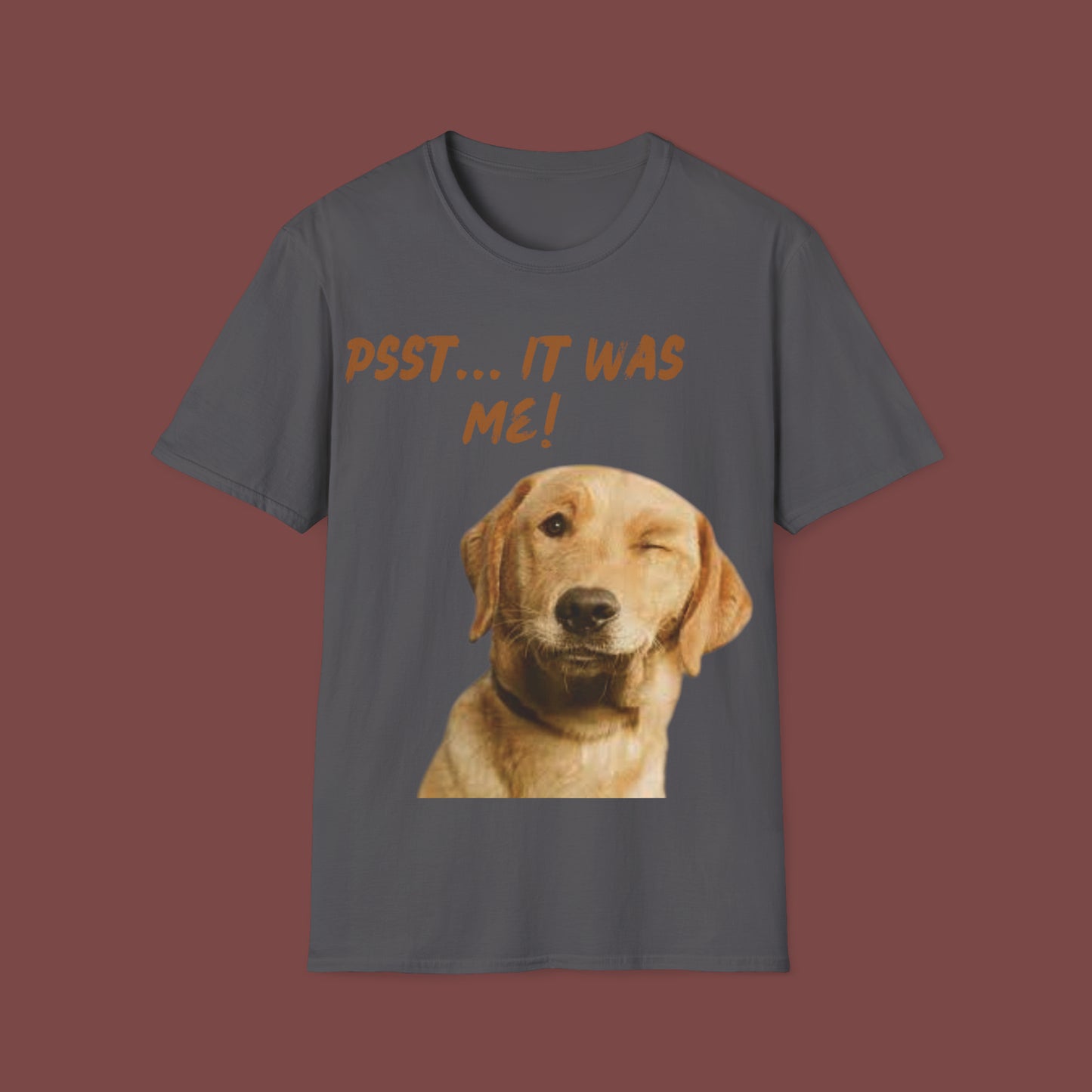 "Psst, It Was Me" Unisex Short Sleeve T-Shirt IWM.SS01b