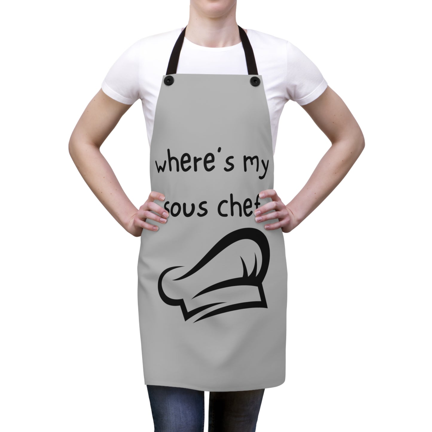 "Where's My Sous Chef" Apron SC15blg