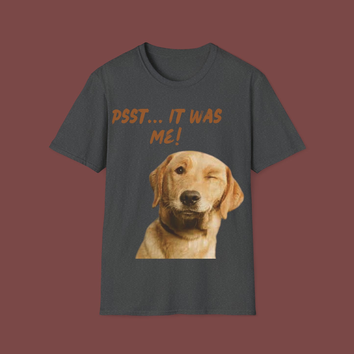 "Psst, It Was Me" Unisex Short Sleeve T-Shirt IWM.SS01b