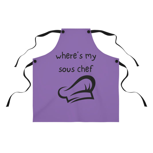 "where's my sous chef" Apron W323bp