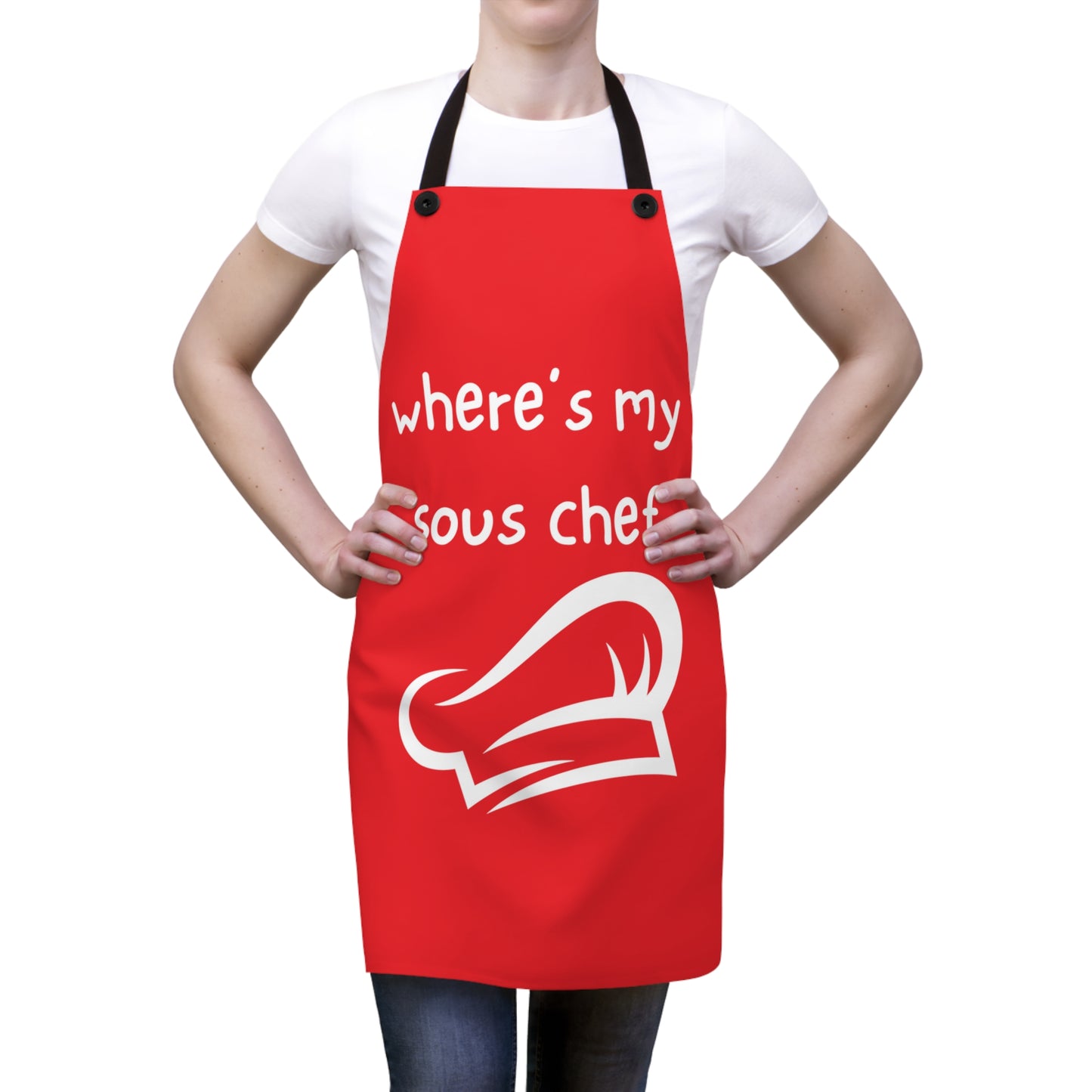 "Where's My Sous Chef" Apron SC45wr