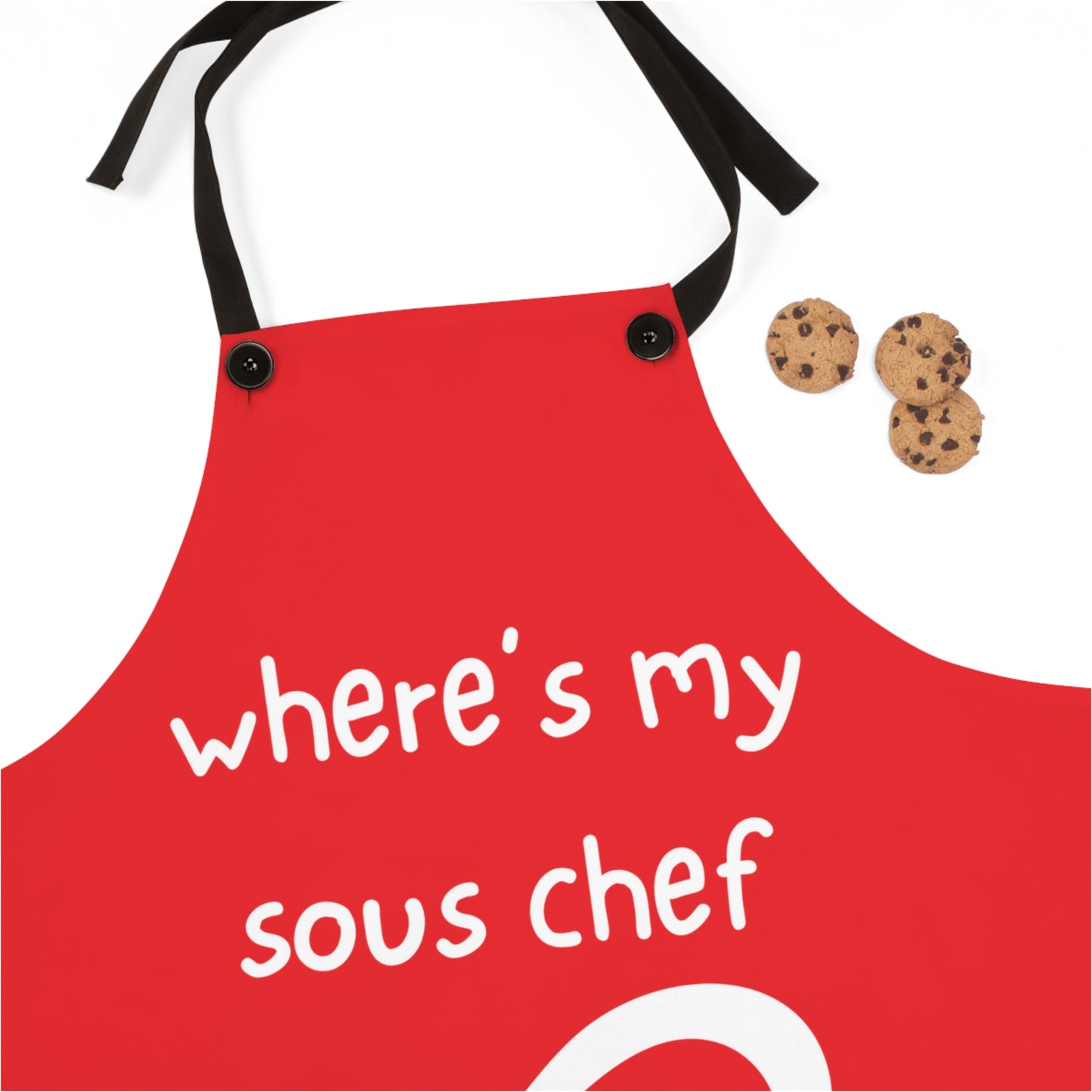 "Where's My Sous Chef" Apron SC45wr