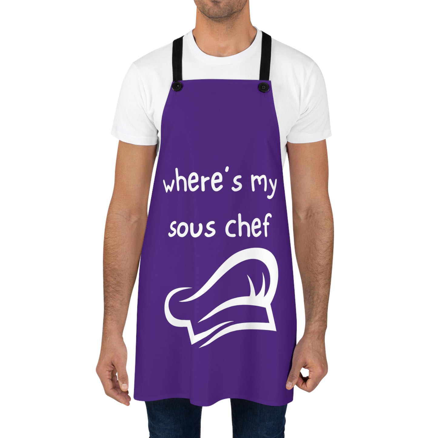 "where's my sous chef" Apron W123wp