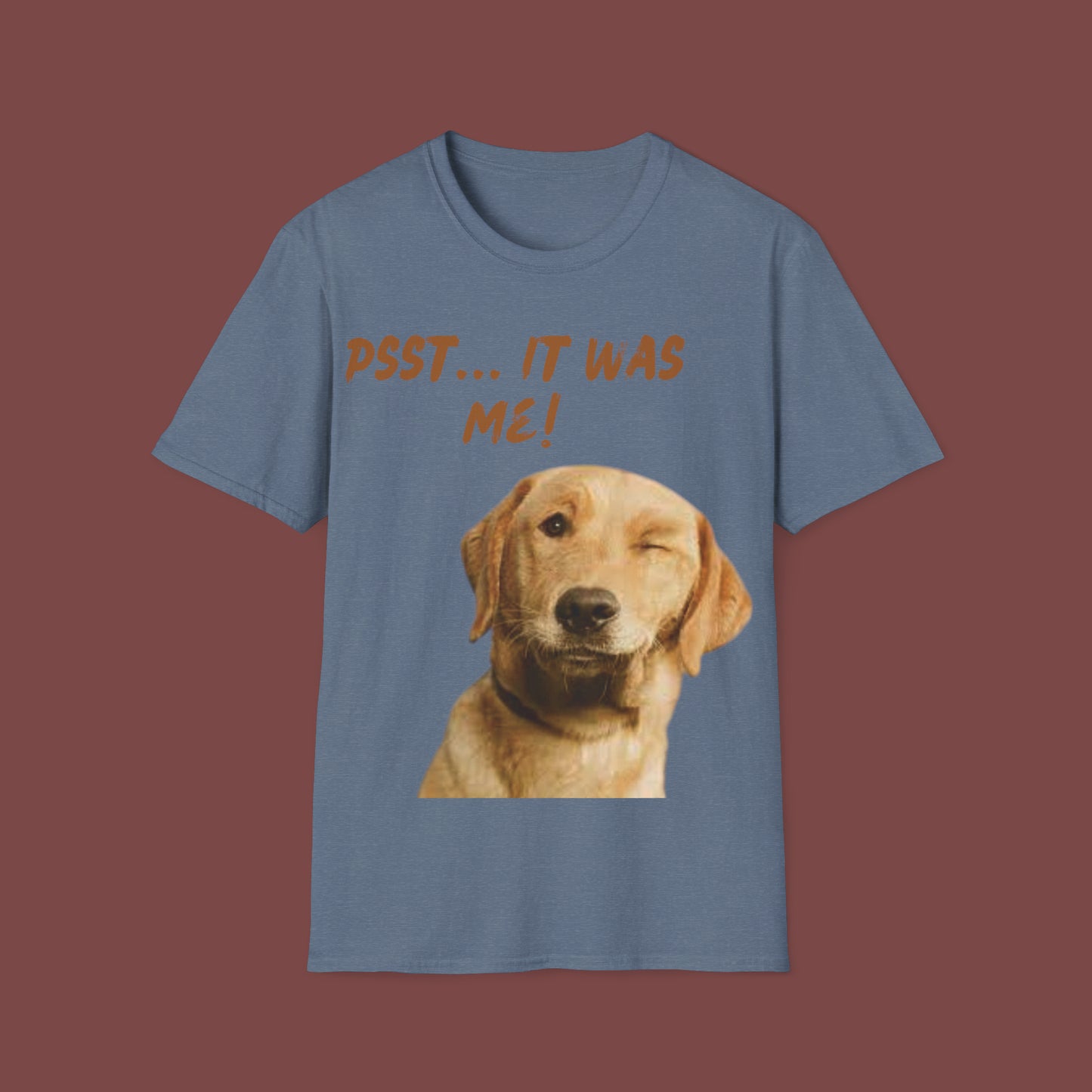 "Psst, It Was Me" Unisex Short Sleeve T-Shirt IWM.SS01b