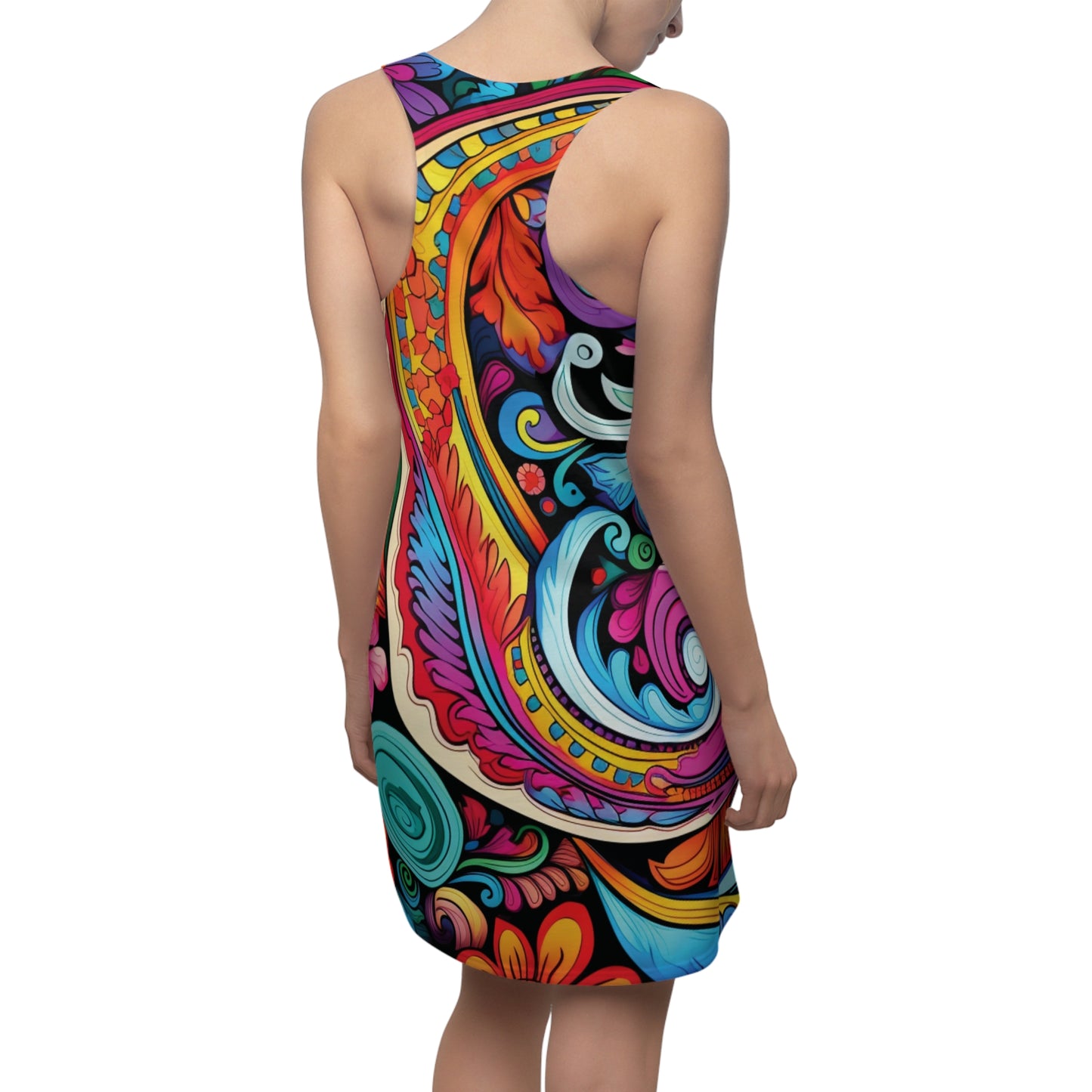 Women's Paisley Racerback Dress WRBD.02P2a