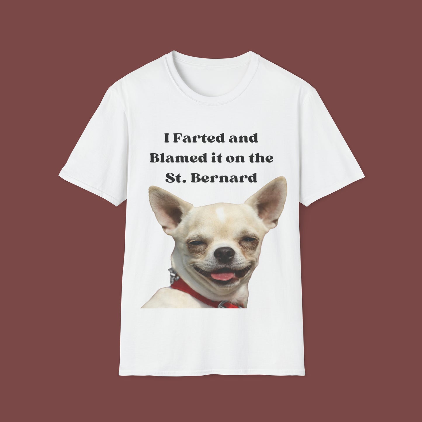 "It Was the St. Bernard" Unisex Short Sleeve T-Shirt TSB.SS10b