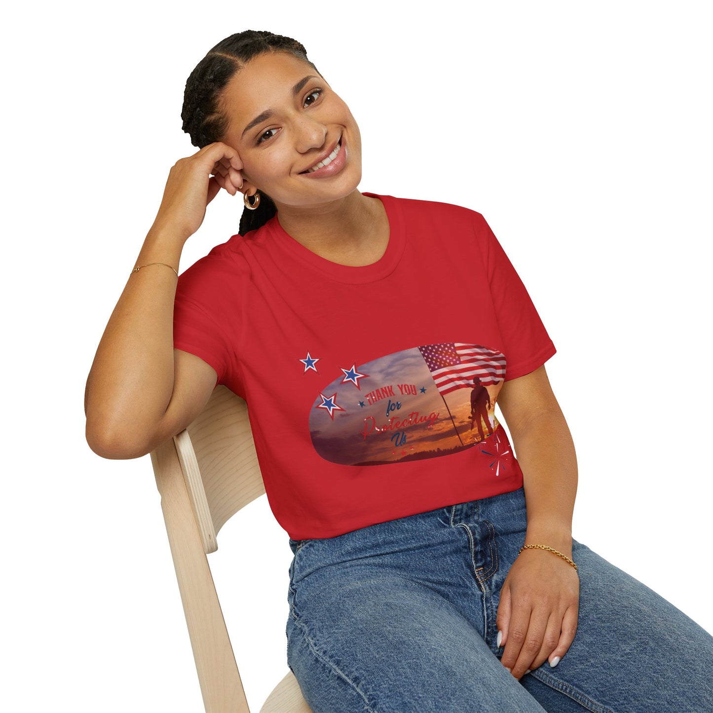 Thank You Veterans Unisex Short Sleeve T-Shirt TYV.SS02zx