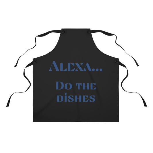 "Alexa... Do the dishes" Apron A825sbb