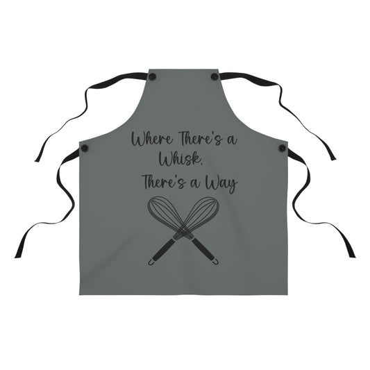 "Where there's a whisk, there's a way" Apron W404bdg