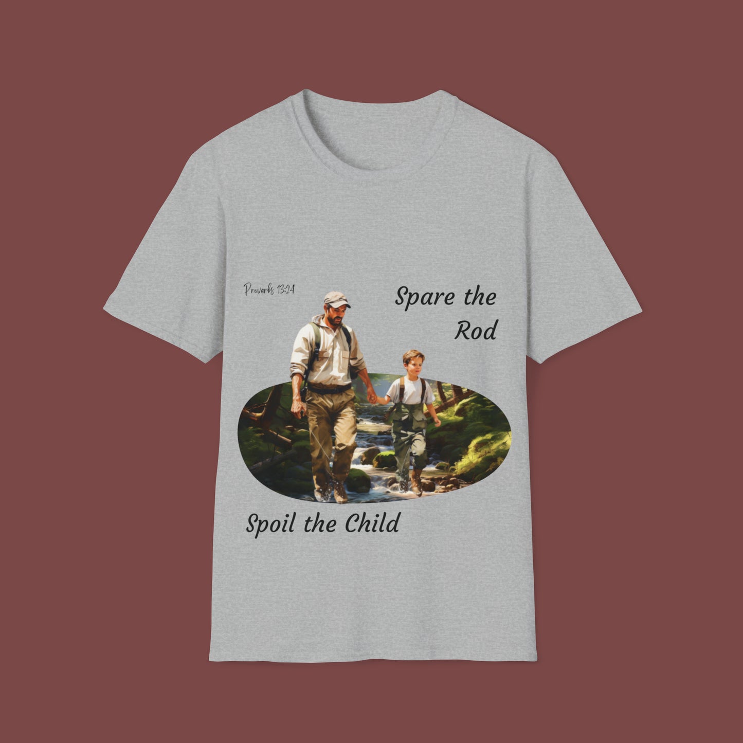 "Spare the Rod, Spoil the Child" Unisex Short Sleeve Tee Shirt SRSC.SS02ax