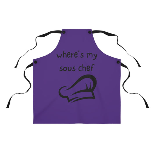 "Where's My Sous Chef" Apron SC15bdp