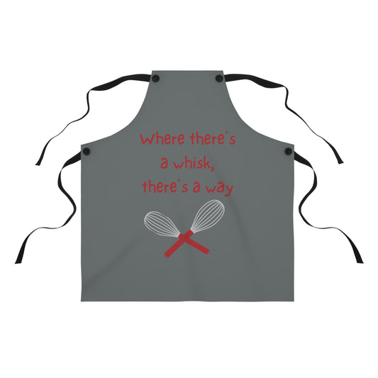 "Where there's a whisk, there's a way" Apron W2021rdg