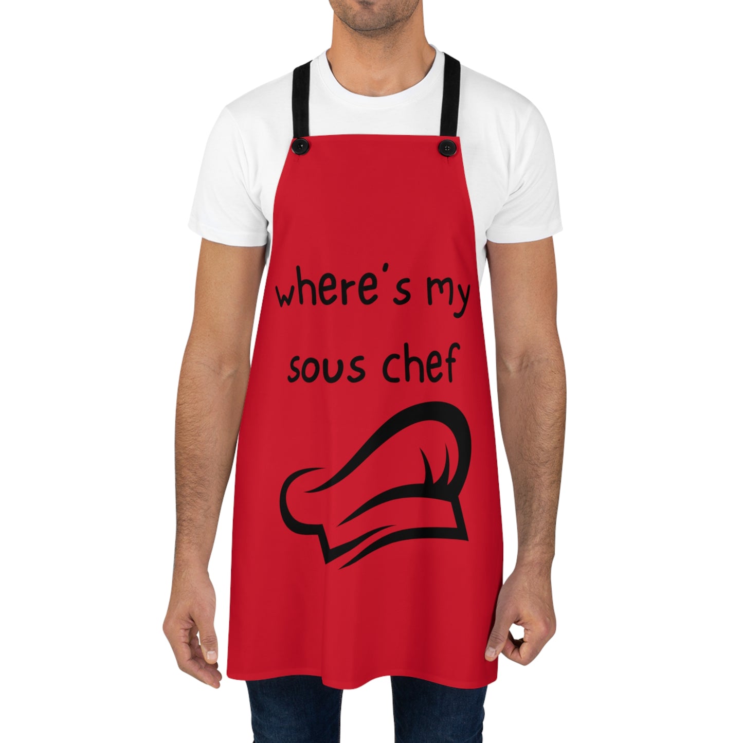 "Where's My Sous Chef" Apron SC15bdr