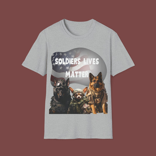 "Soldiers Lives Matter" Unisex Short Sleeve T-Shirt SLM.SS01p