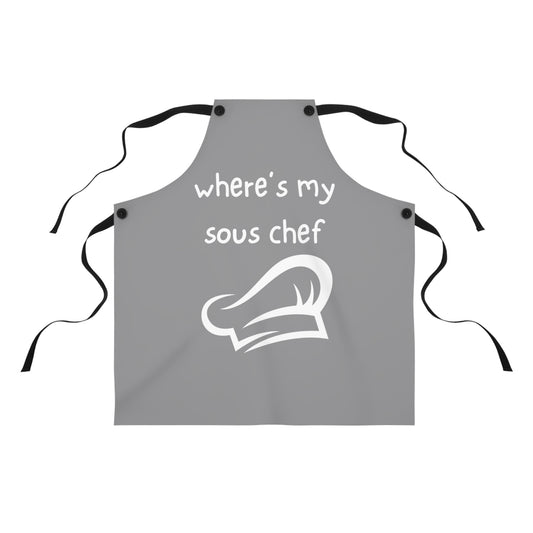 "Where's My Sous Chef" Apron SC45wg