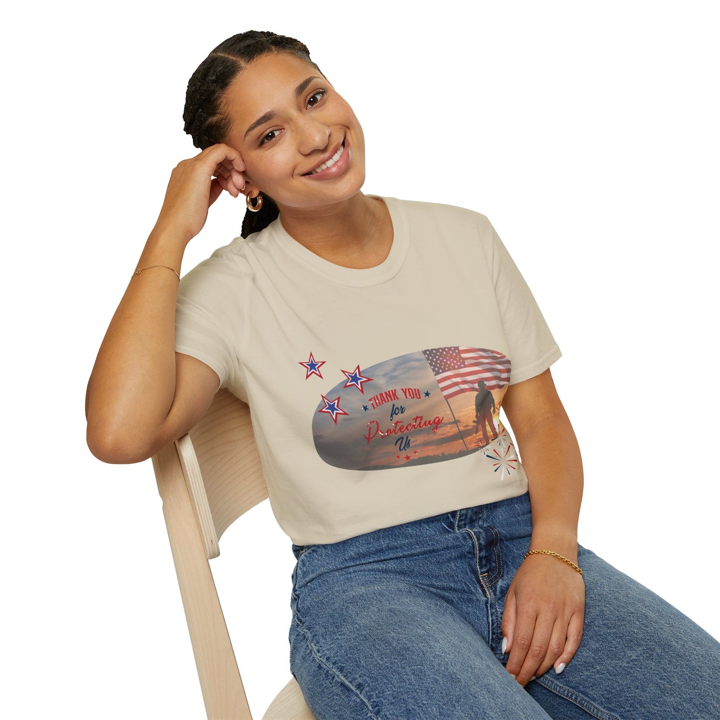 Thank You Veterans Unisex Short Sleeve T-Shirt TYV.SS02zx