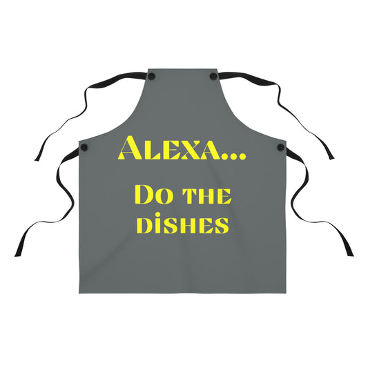 "Alexa... Do the dishes" Apron A924ydg