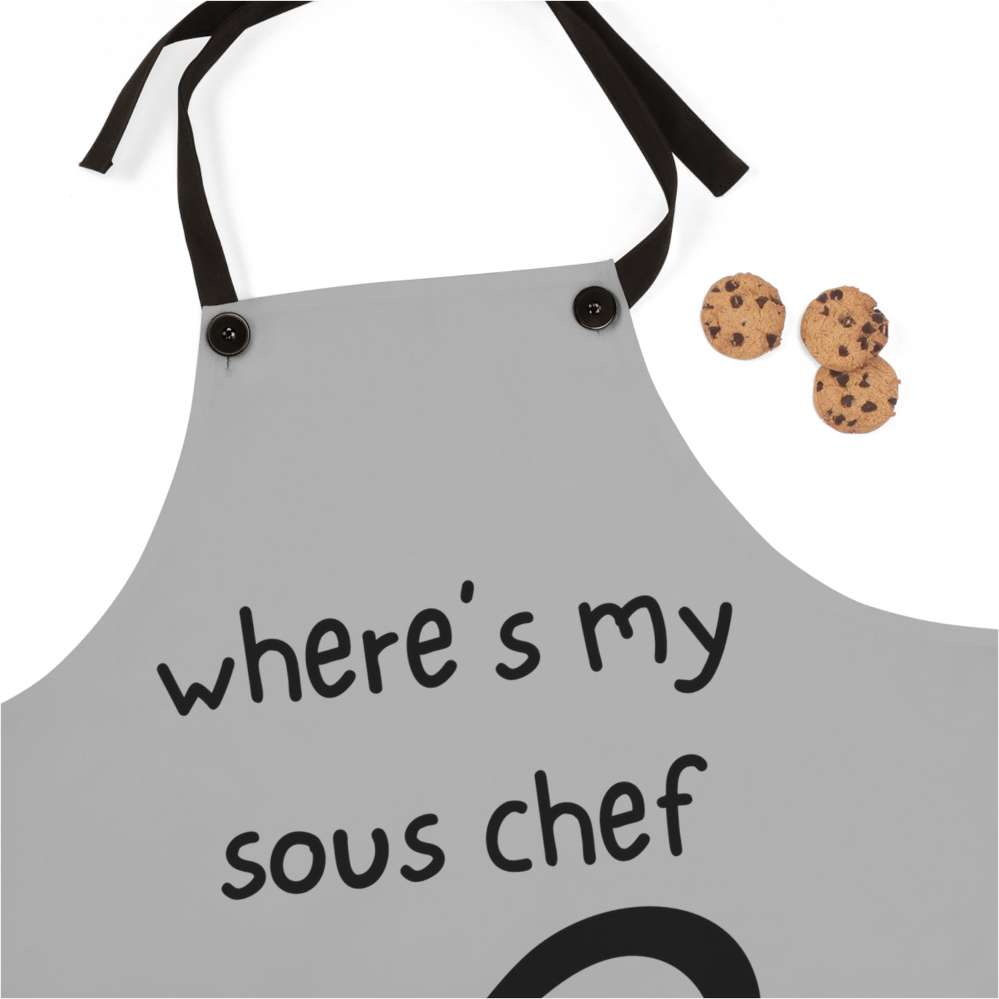 "Where's My Sous Chef" Apron SC15blg