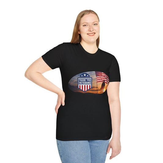 Thank You Veterans Unisex Short Sleeve T-Shirt TYV.SS003x