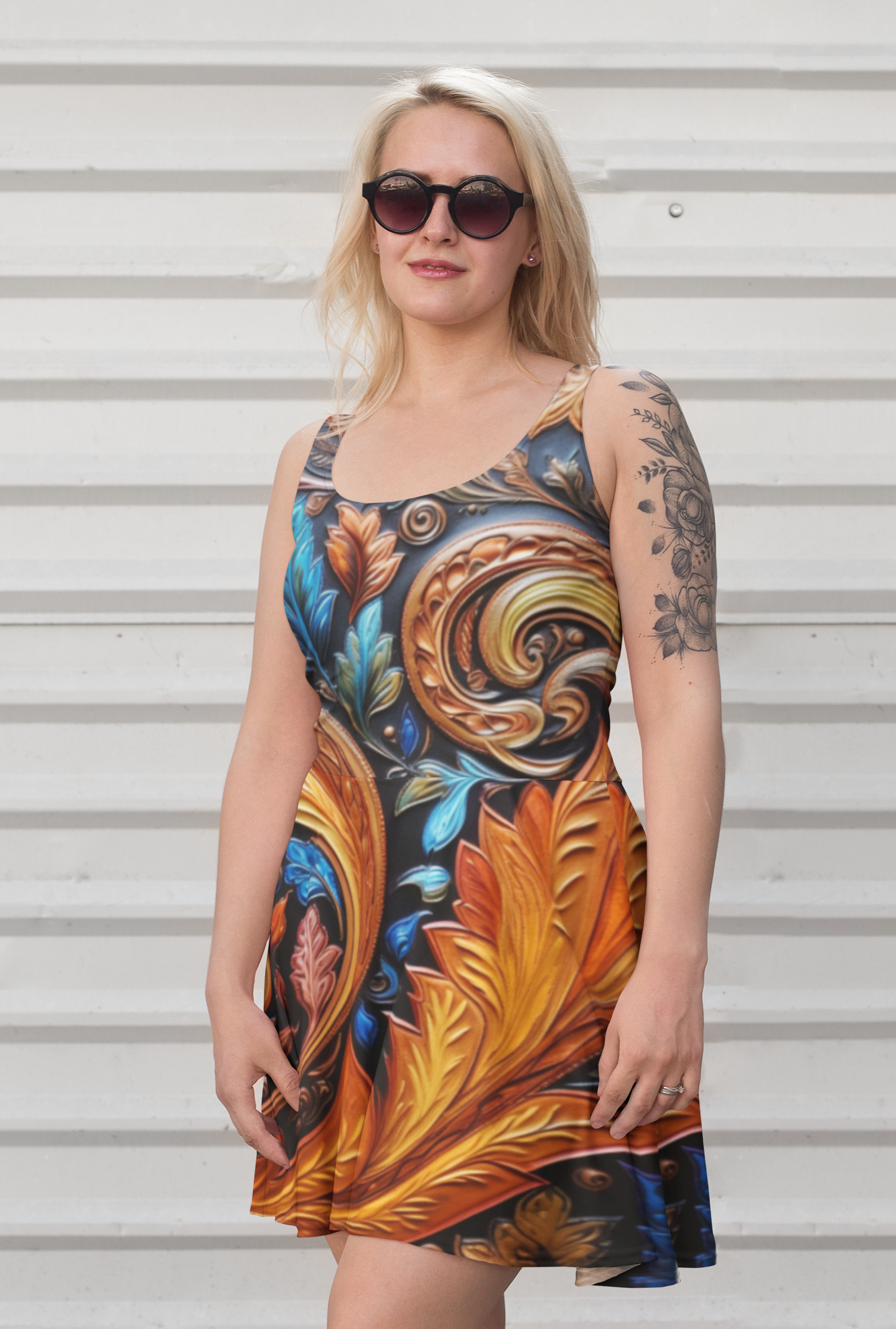 Women's Paisley Racerback Dress WRBD.002P10